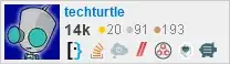 profile for techturtle on Stack Exchange, a network of free, community-driven Q&A sites profile for techturtle on Stack Exchange, a network of free, community-driven Q&A sites