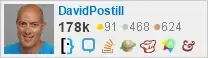 profile for DavidPostill on Stack Exchange, a network of free, community-driven Q&A sites