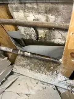 liner, back of shower