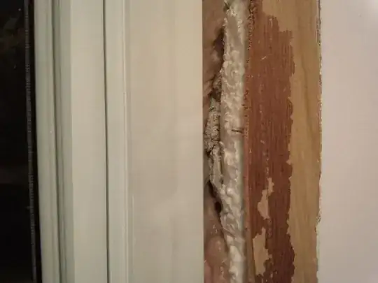 vertical gap between wall and window trim