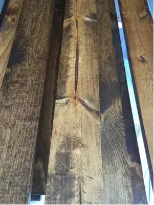 stained boards