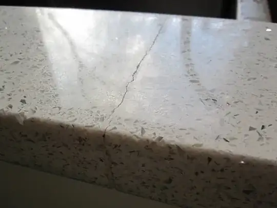 Countertop Seam / front sink