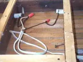 eight legs, mounted under cabinet sides