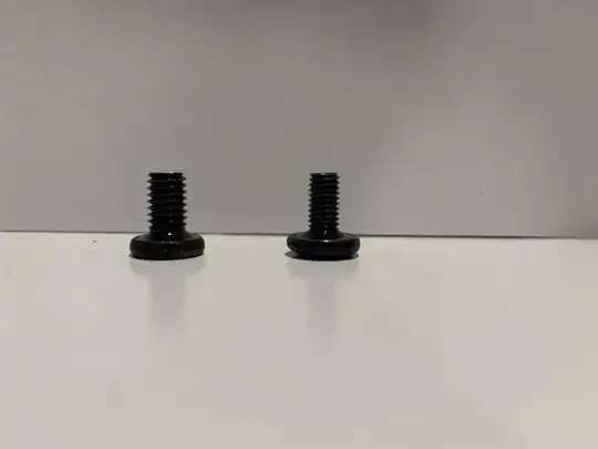photo of both screws