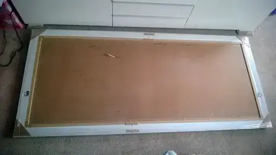 back of picture frame
