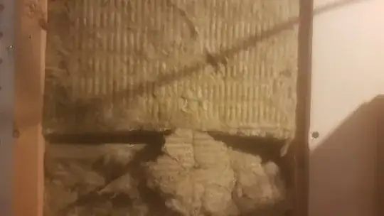 Green-ish insulation at a distance