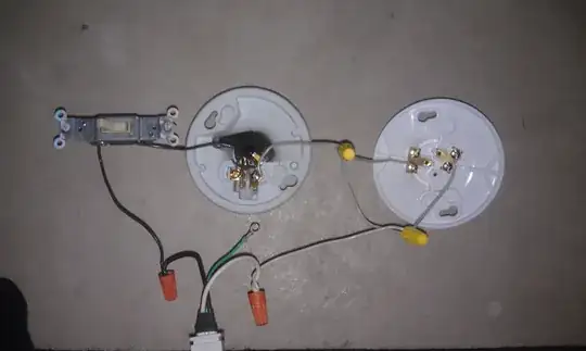 The circuit with extension cord
