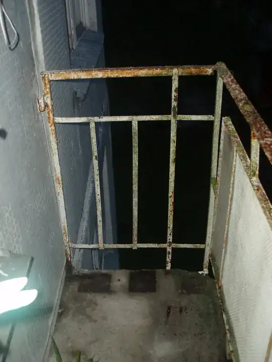 Far end of balcony