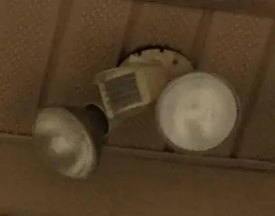 looks like no mortar ever used? just dirt coming through