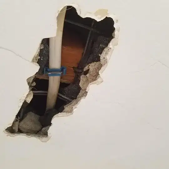 exposed pipe