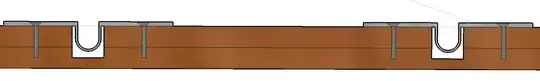 Thermofin U with subfloor