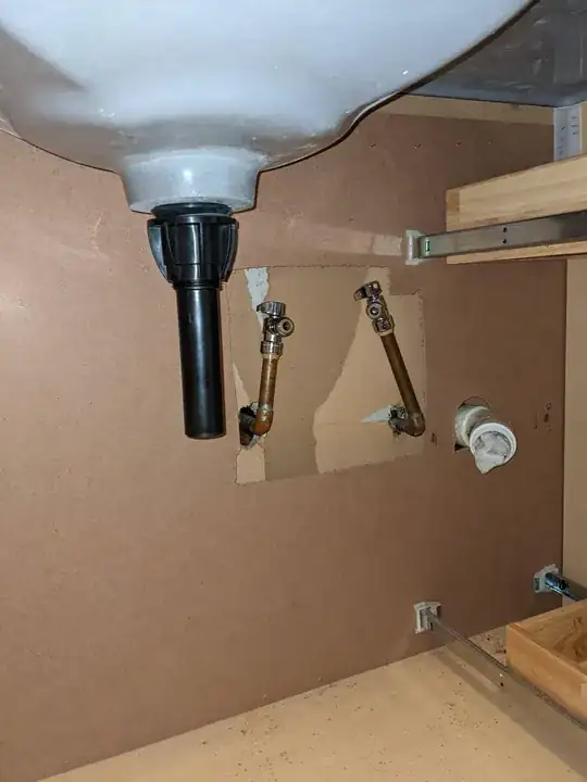 under sink