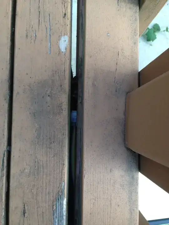 View of deck