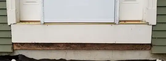 Existing still with OSB and concrete foundation