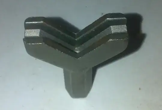 a bit with a groove