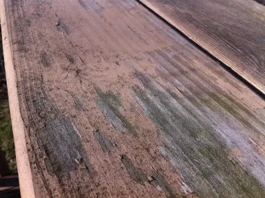 peeling paint