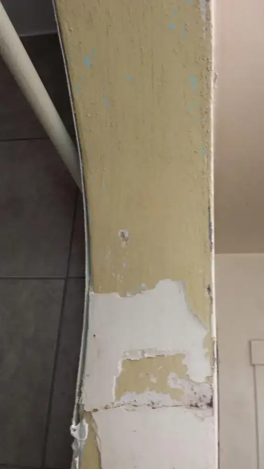 Broken plaster