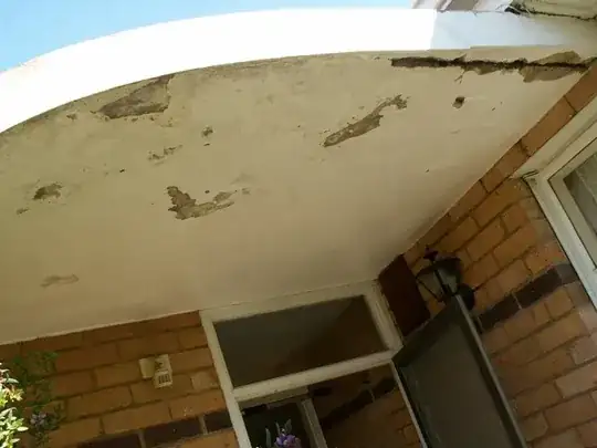 Close-up of porch