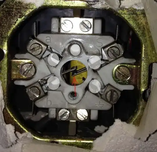 Picture showing the socket with markers