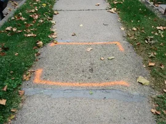 Sidewalk view 2