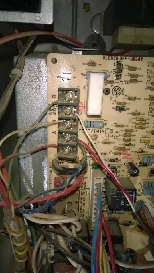 Ancient Furnace Terminal Wiring