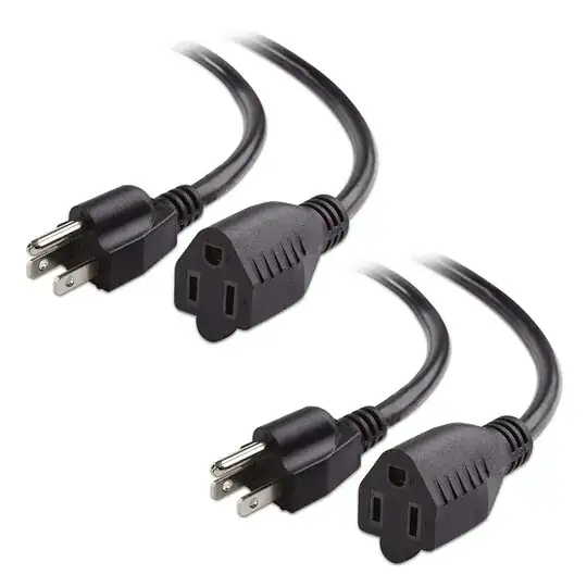The tester lighting correct, where the cables are connected against the logic (blue in L and black in N)