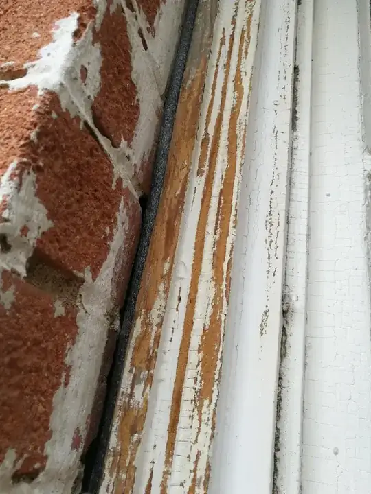 falling through gap