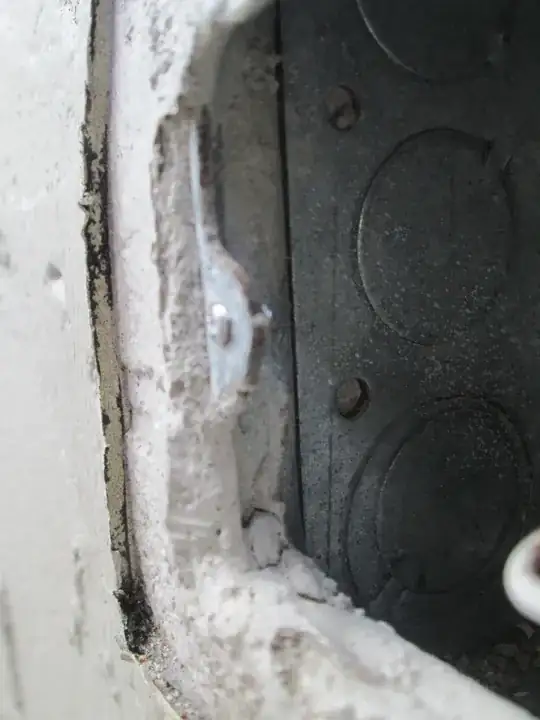 Broken off screw in electrical box