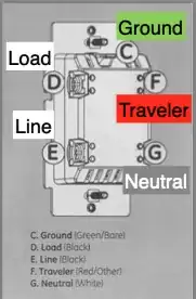 GE primary switch drawing