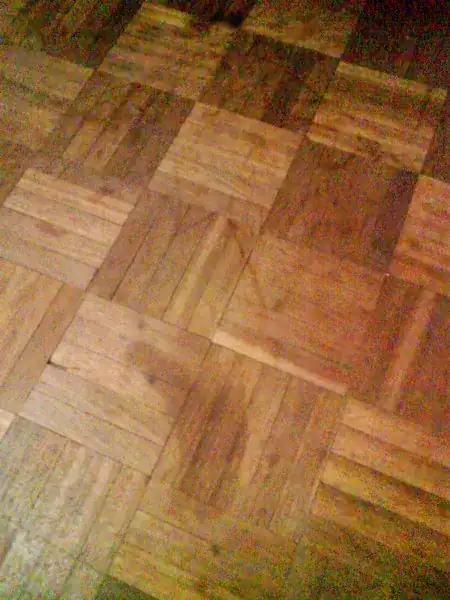 Stained floor