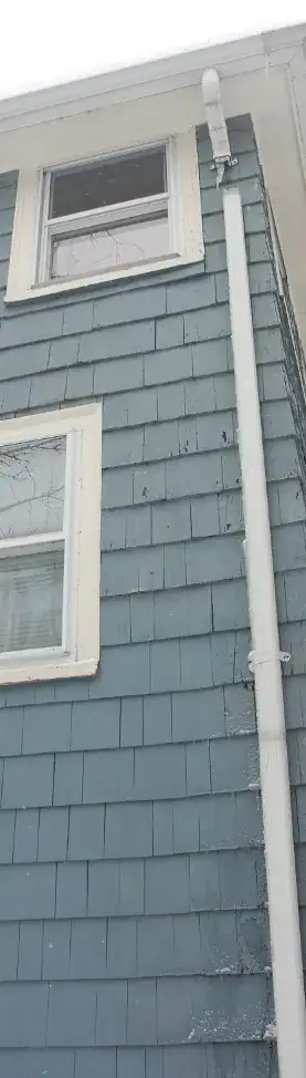 rear downspout