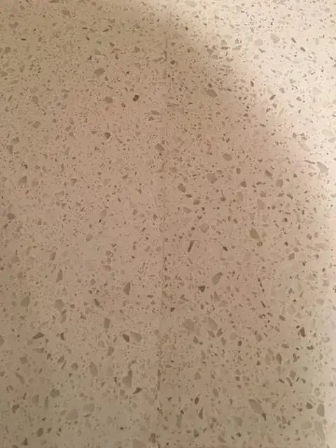 Zoomed in photo of sheet