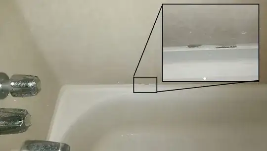 holes in caulk