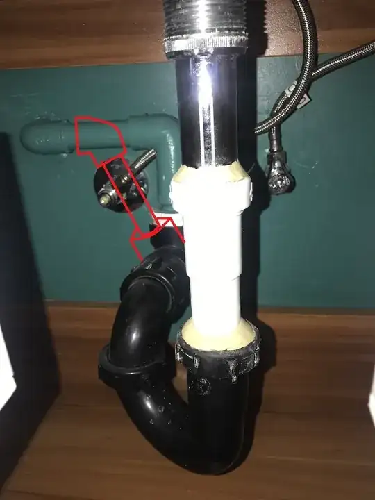 angled drip pipe