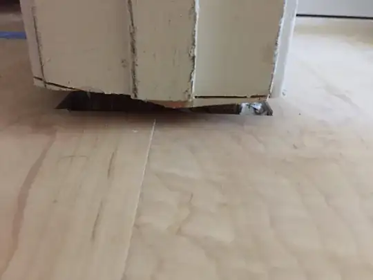 Close up of PVC
