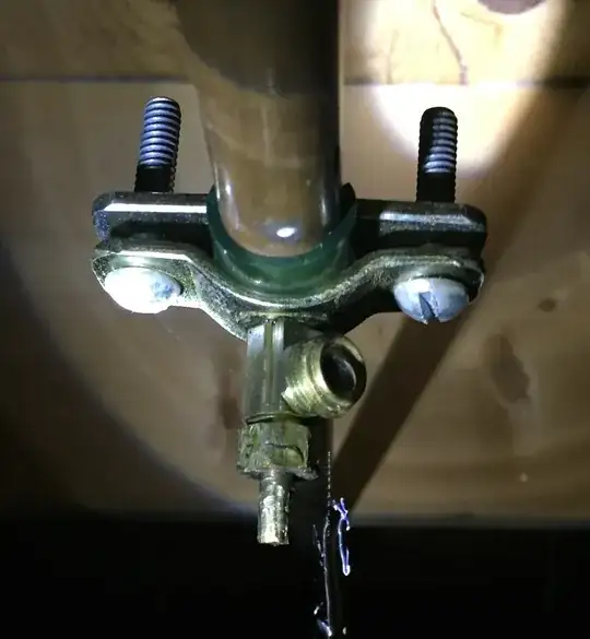 leaking joint