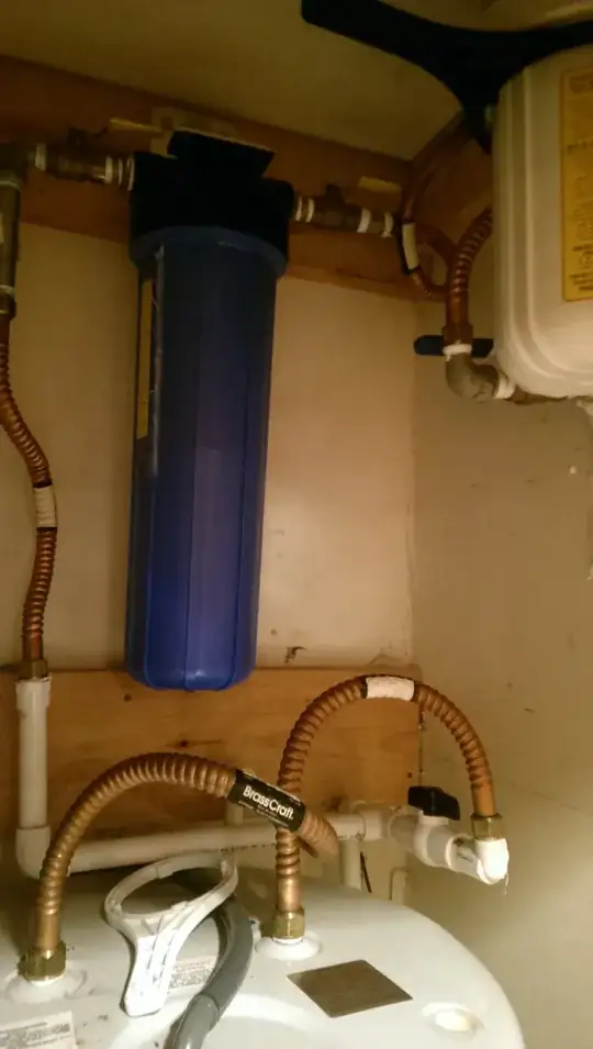 left side of wall showing the diagonal ceiling area under stairs