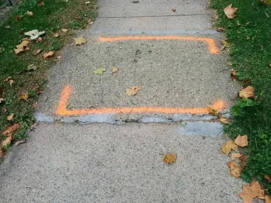Sidewalk view 1