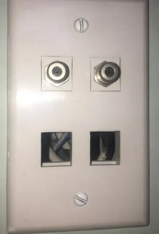 faceplate in place