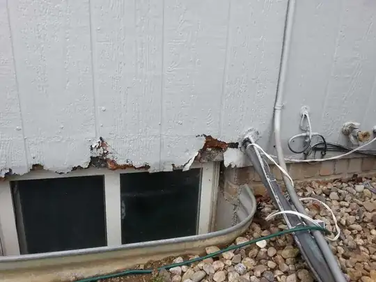 Siding bottom rot
