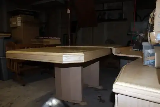 Tapered corner