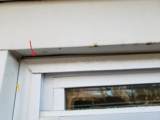 Top of window