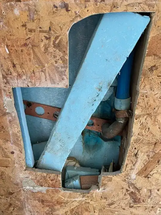Bittom hole in OSB