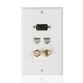 HDMI wall plate