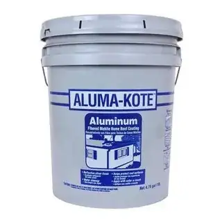Example of fibered aluminum roof coating from Ace hardware - no endorsement implied