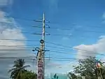 34,500 volt angle pole, Philippines