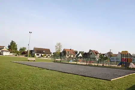 Français: une allée de boules