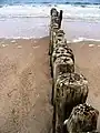 Groyne at the beach
