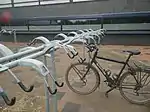 Bicycle parking of type handlebar holder