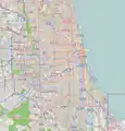 Map of Chicago from OpenStreetMap